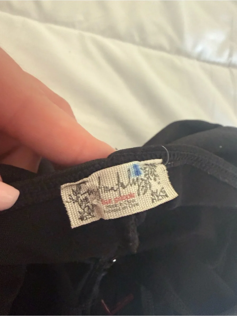 Free People Black Halter Bodysuit